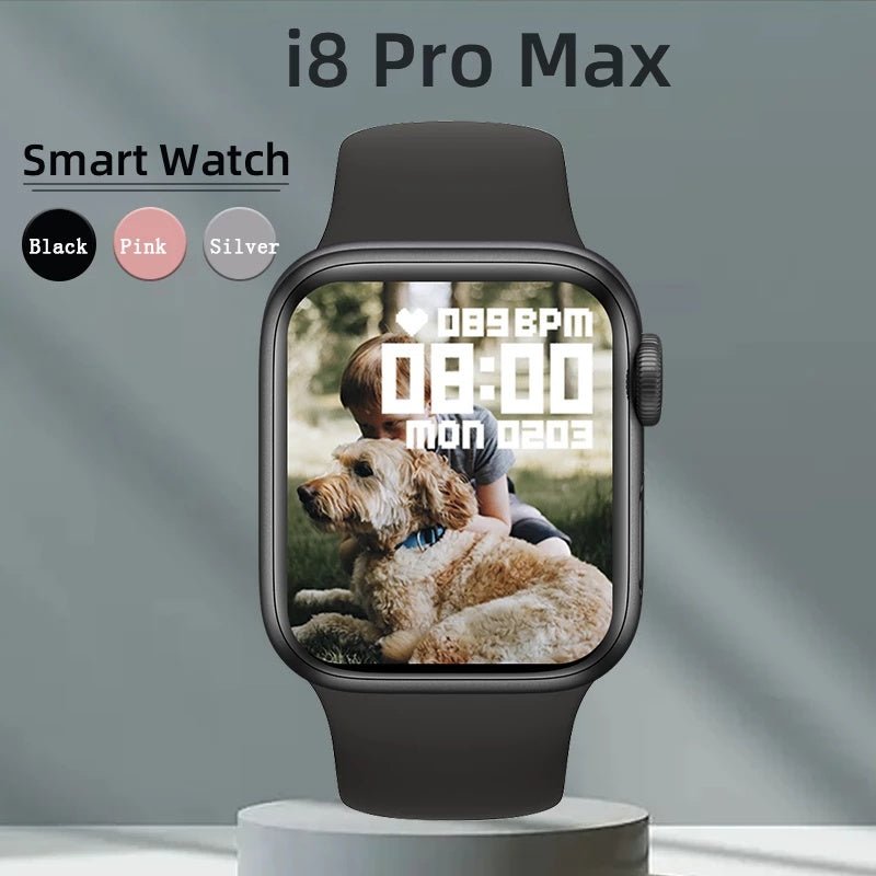 Smartwatch i8 PRO MAX Series 8 Bluetooth Touch Screen Smart Watch for Men Women Waterproof Fitness Wristwatch Sports